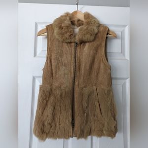 Faux fur vest